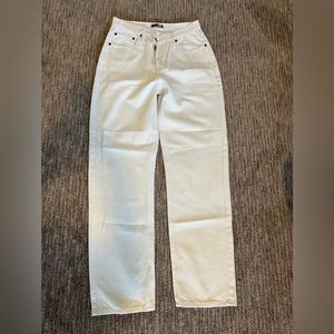 Size 5 women white jeans